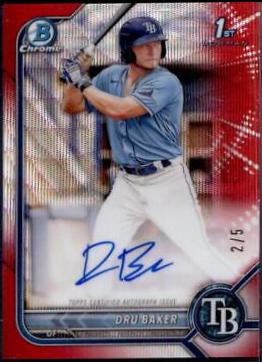 Dru Baker [Red Wave Refractor] #CPA-DB
