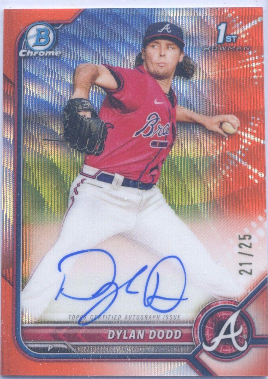 Dylan Dodd [Orange Shimmer Refractor] #CPA-DD
