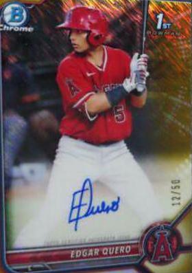 Edgar Quero [Gold Shimmer Refractor] #CPA-EQ