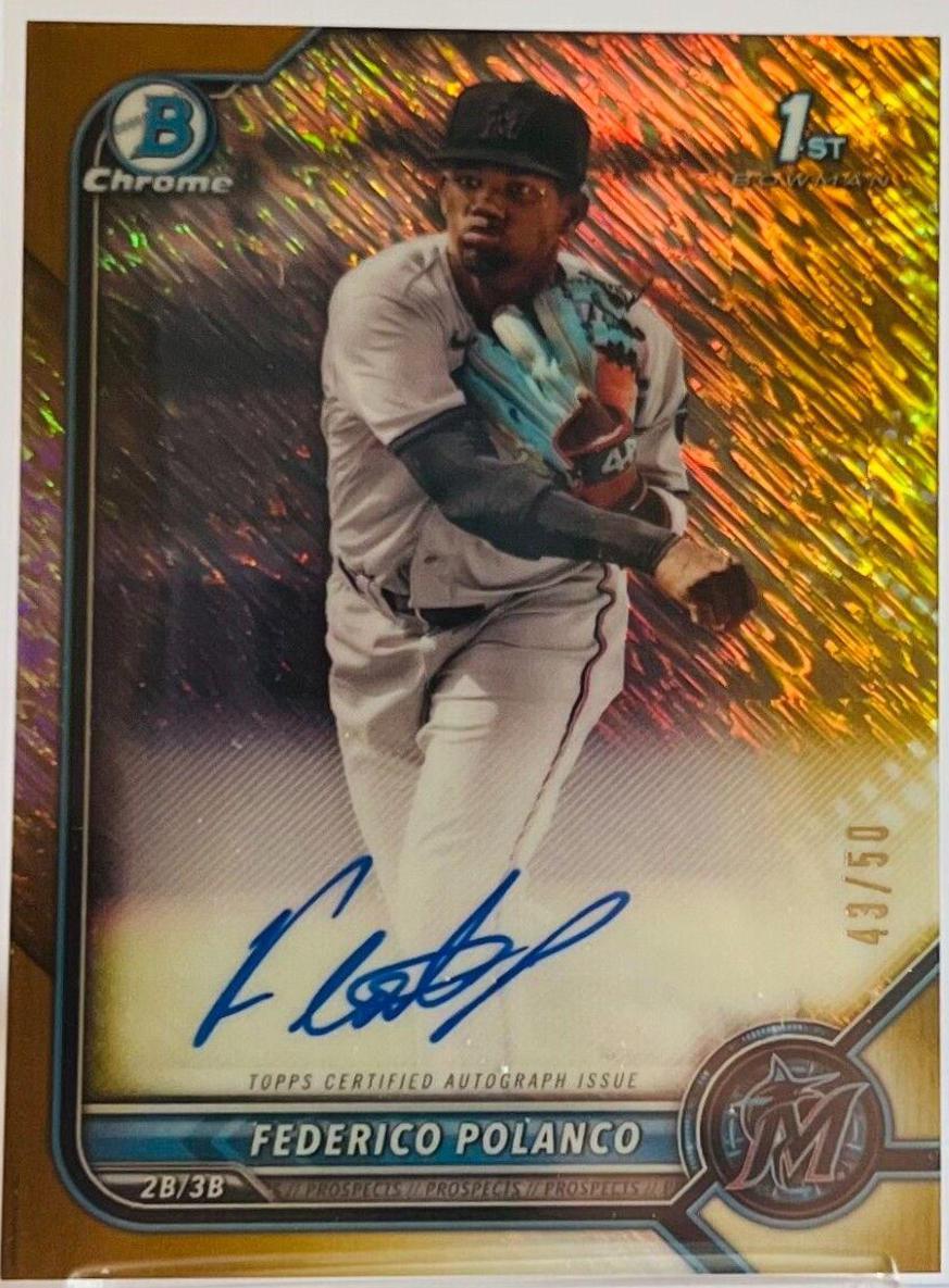 Federico Polanco [Gold Shimmer Refractor] #CPA-FP