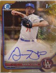 Gavin Stone [Gold Shimmer Refractor] #CPA-GS