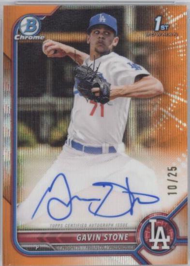 Gavin Stone [Orange Wave Refractor] #CPA-GS