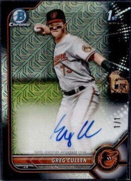 Greg Cullen [Black & White Mini Diamond Refractor] #CPA-GC