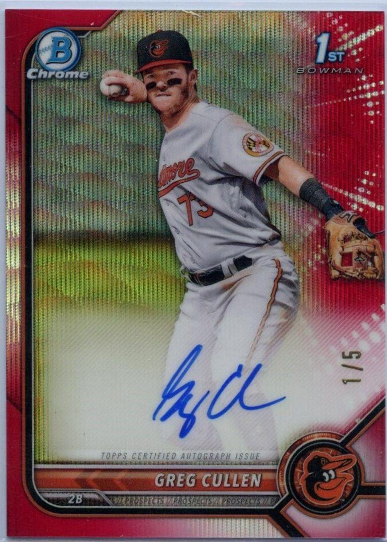 Greg Cullen [Red Wave Refractor] #CPA-GC