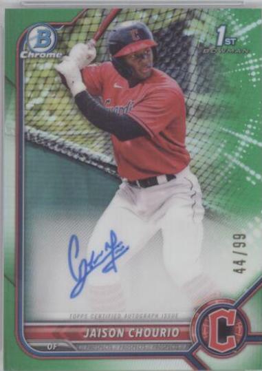 Jaison Chourio [Green Refractor] #CPA-JCO