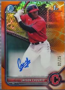 Jaison Chourio [Orange Refractor] #CPA-JCO