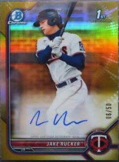 Jake Rucker [Gold Refractor] #CPA-JRK