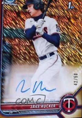 Jake Rucker [Gold Shimmer Refractor] #CPA-JRK