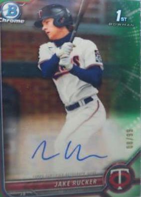 Jake Rucker [Green Refractor] #CPA-JRK