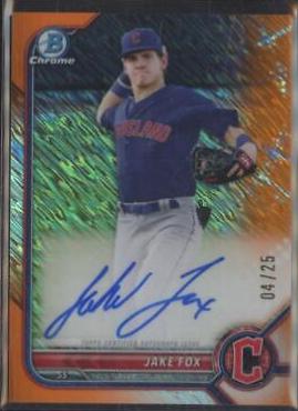 Jake Rucker [Orange Shimmer Refractor] #CPA-JRK