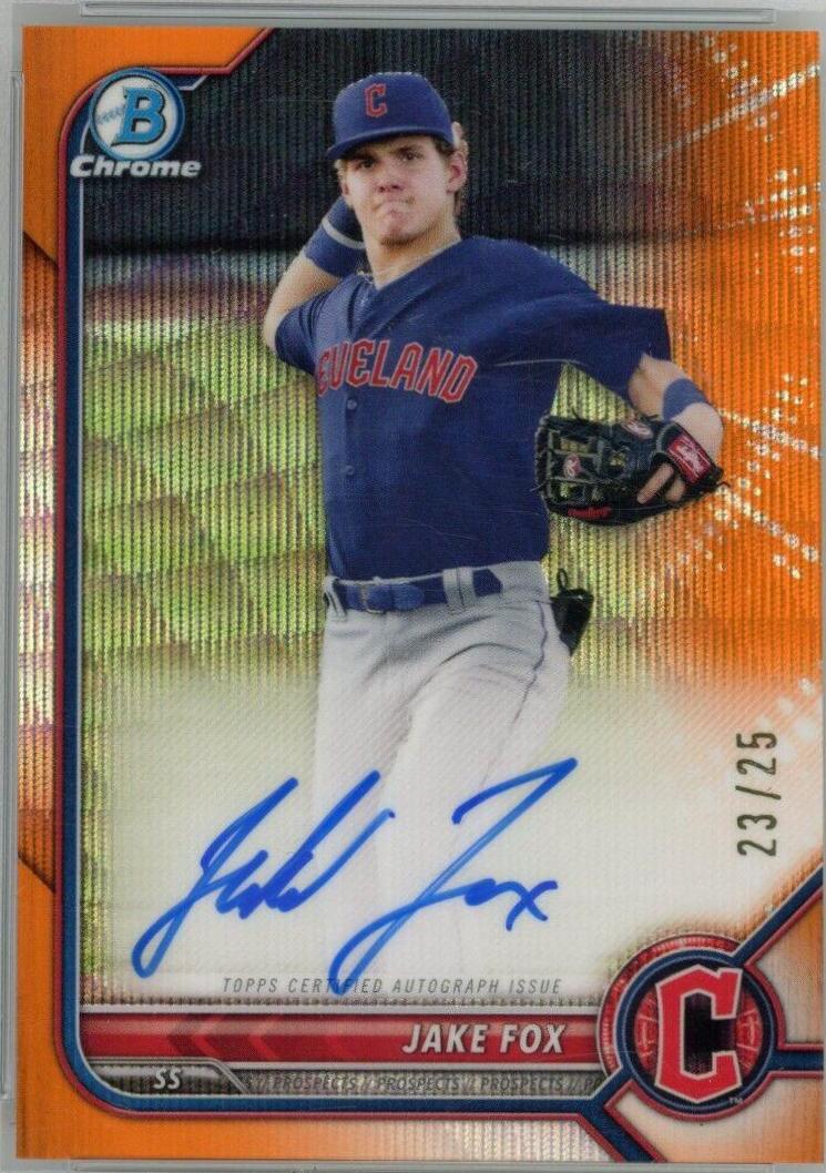 Jake Rucker [Orange Wave Refractor] #CPA-JRK