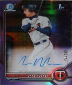 Jake Rucker [Purple Refractor] #CPA-JRK