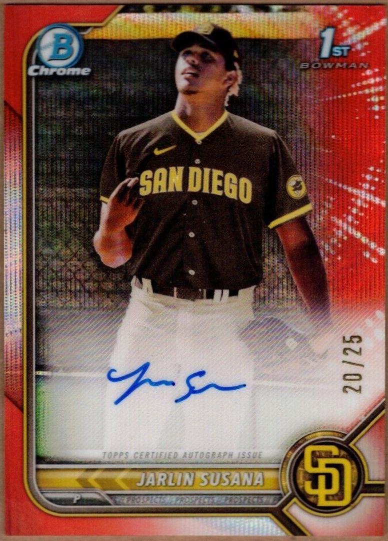 Jarlin Susana [Orange Wave Refractor] #CPA-JSA