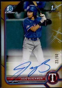 JoJo Blackmon [Gold Refractor] #CPA-JBN
