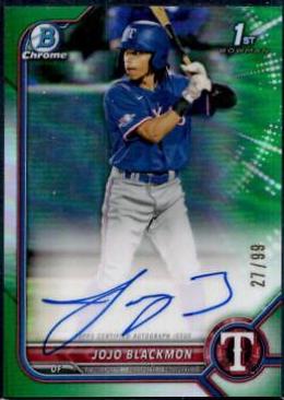 JoJo Blackmon [Green Refractor] #CPA-JBN