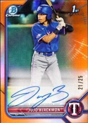 JoJo Blackmon [Orange Refractor] #CPA-JBN