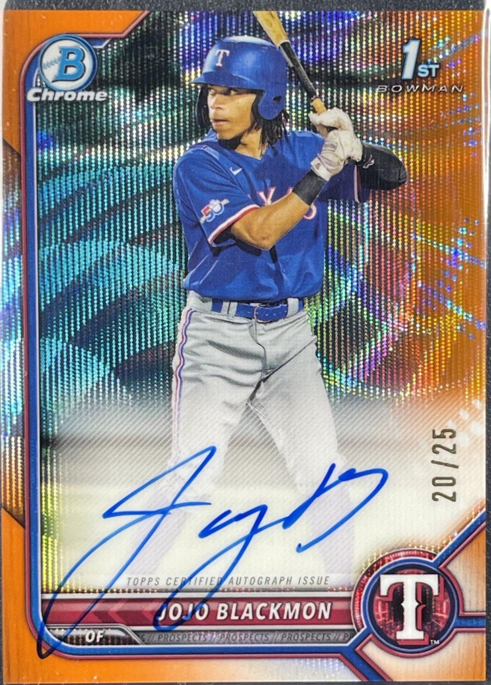 JoJo Blackmon [Orange Wave Refractor] #CPA-JBN