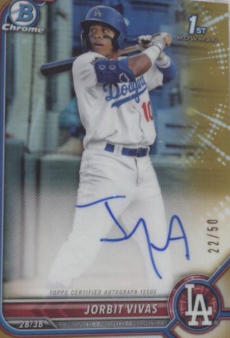 Jorbit Vivas [Gold Refractor] #CPA-JV
