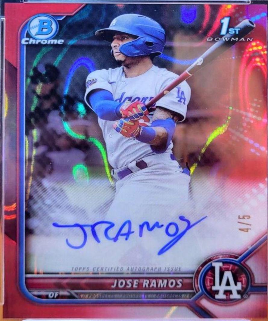Jose Ramos [Red Lava Refractor] #CPA-JRS