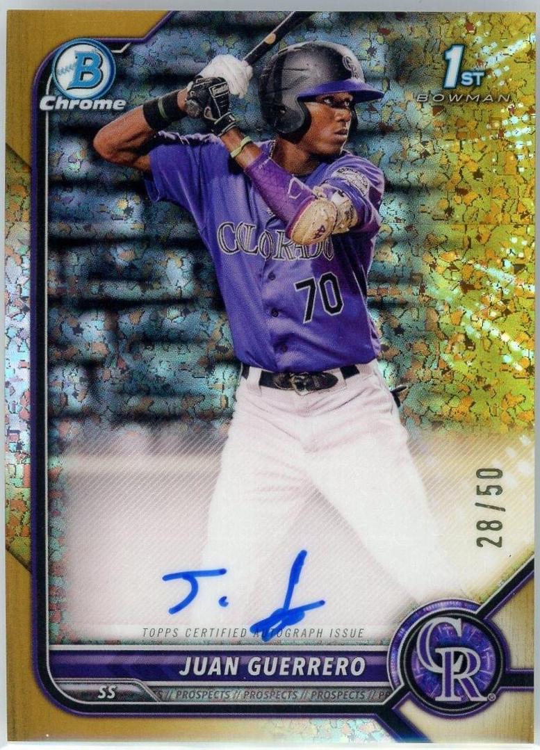 Juan Guerrero [Gold Refractor] #CPA-JGO