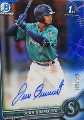 Juan Querecuto [Blue Refractor] #CPA-JQ