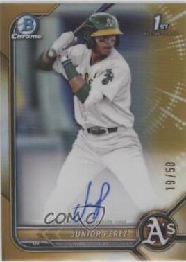 Junior Perez [Gold Refractor] #CPA-JP