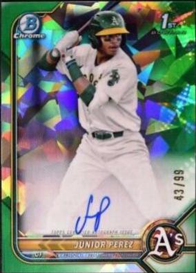 Junior Perez [Green Atomic Refractor] #CPA-JP