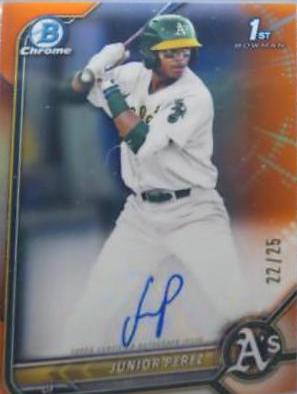 Junior Perez [Orange Refractor] #CPA-JP