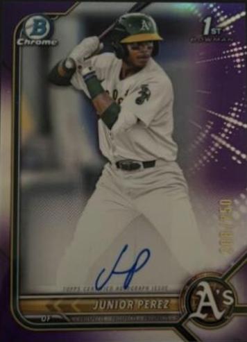 Junior Perez [Purple Refractor] #CPA-JP