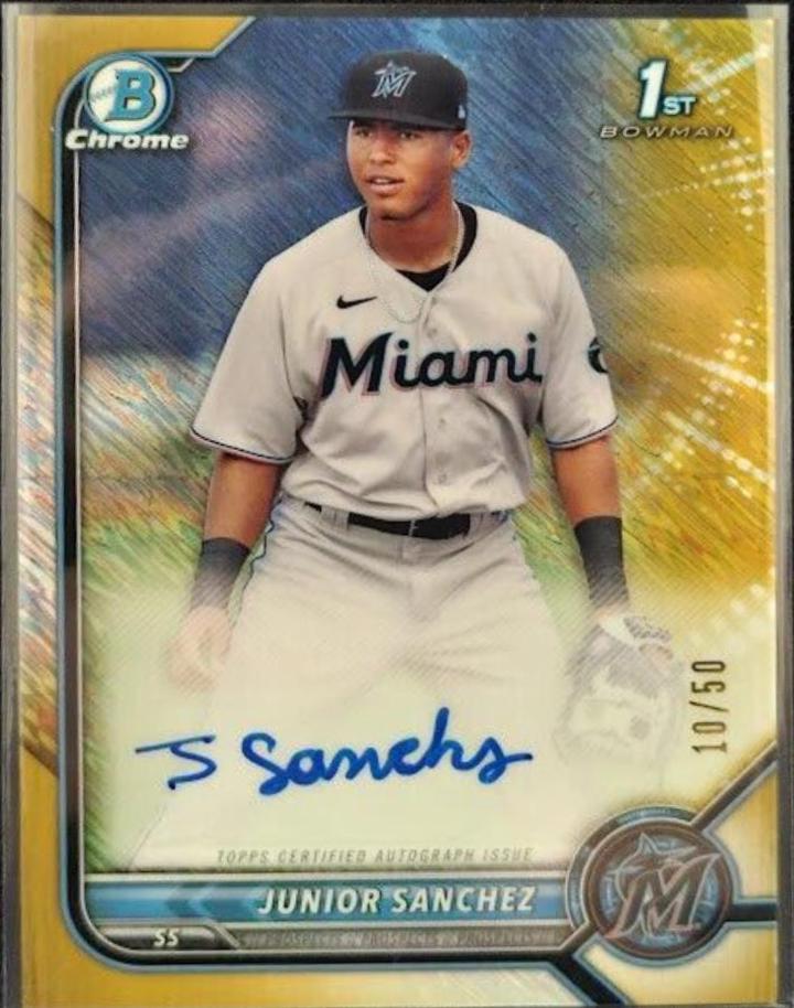 Junior Sanchez [Gold Refractor] #CPA-JSZ