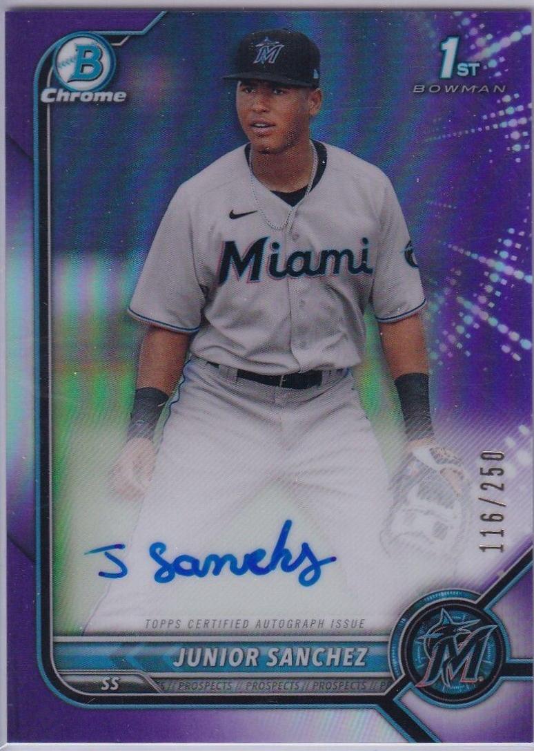 Junior Sanchez [Purple Refractor] #CPA-JSZ