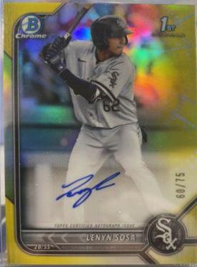 Lenyn Sosa [Yellow Refractor] #CPA-LS