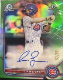 Liam Spence [Green Refractor] #CPA-LS