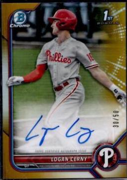 Logan Cerny [Gold Refractor] #CPA-LC