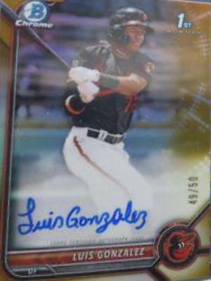 Luis Gonzalez [Gold Refractor] #CPA-LG