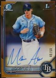 Mason Auer [Gold Refractor] #CPA-MA