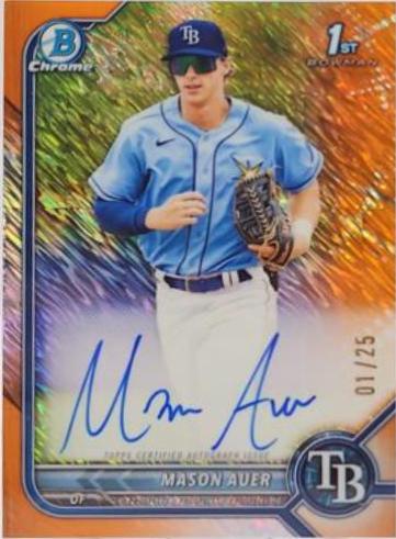 Mason Auer [Orange Shimmer Refractor] #CPA-MA