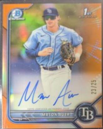 Mason Auer [Orange Wave Refractor] #CPA-MA