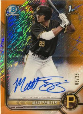 Matt Fraizer [Orange Shimmer Refractor] #CPA-MF