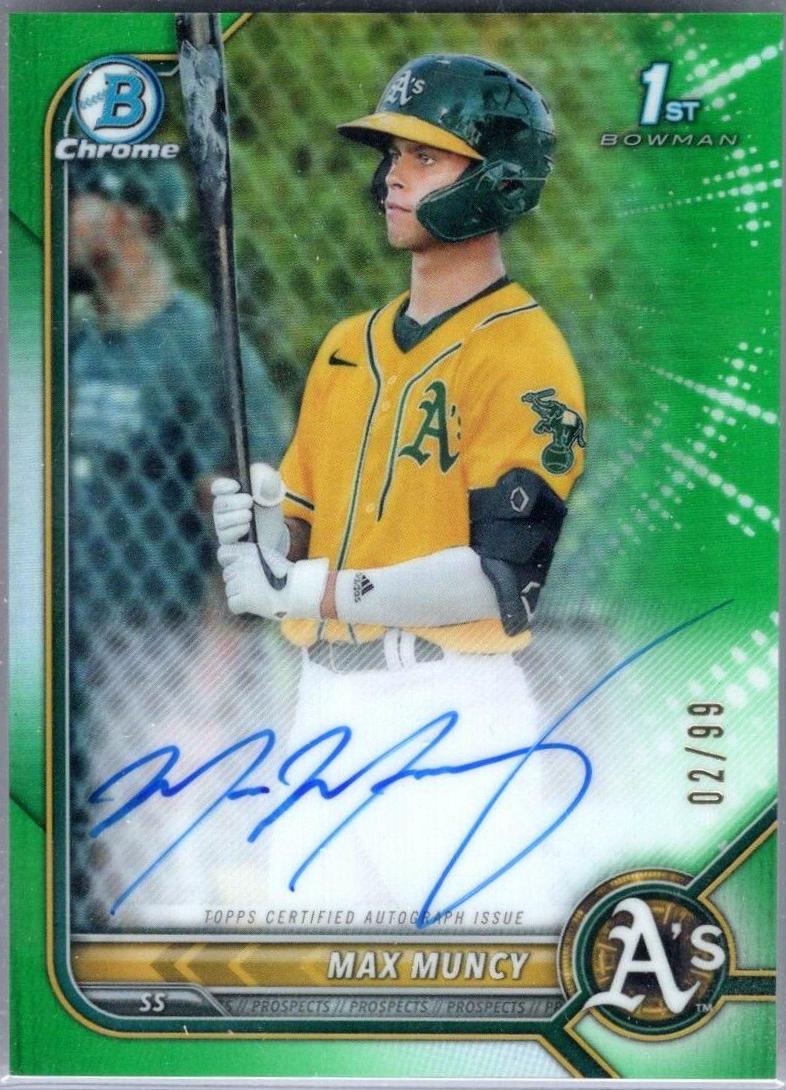 Max Muncy [Green Refractor] #CPA-MMU