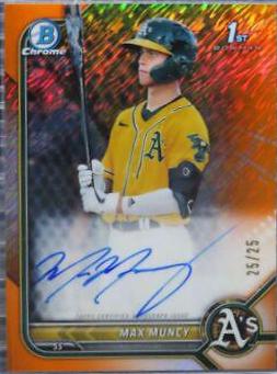 Max Muncy [Orange Shimmer Refractor] #CPA-MMU