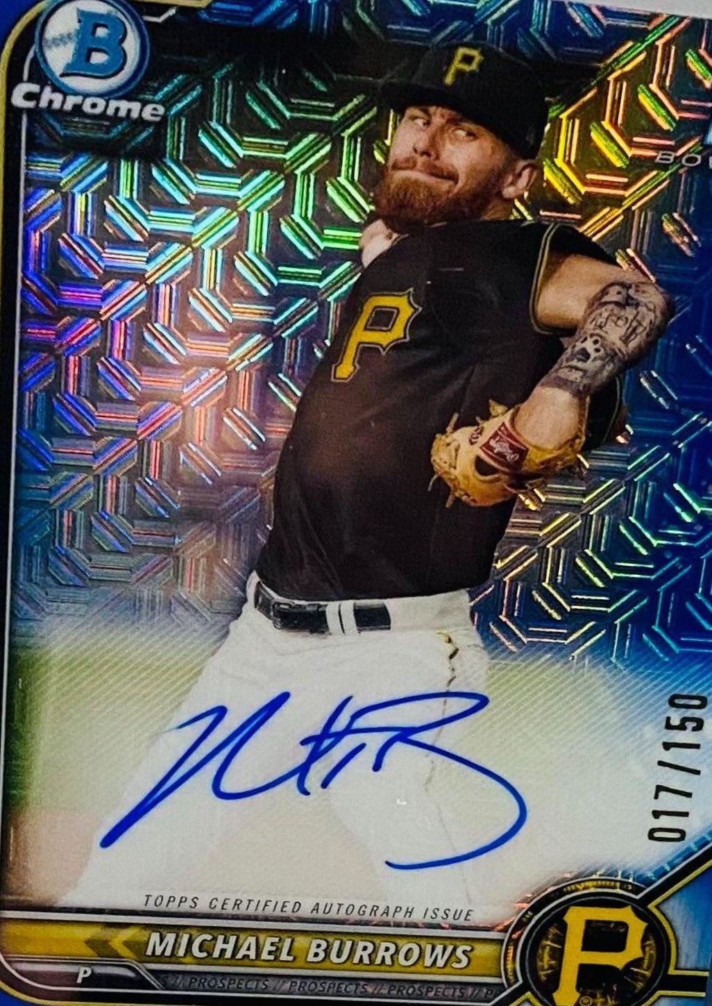 Michael Burrows [Blue RayWave Refractor] #CPA-MB