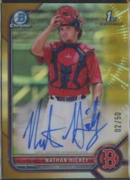 Nathan Hickey [Gold Refractor] #CPA-NH