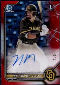 Nathan Hickey [Red Refractor] #CPA-NH