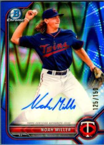 Noah Miller [Blue RayWave Refractor] #CPA-NM