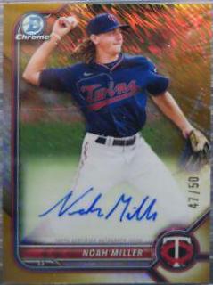 Noah Miller [Gold Shimmer Refractor] #CPA-NM