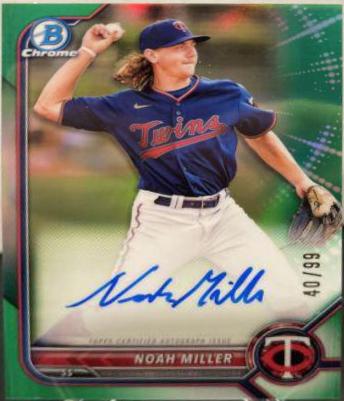 Noah Miller [Green Refractor] #CPA-NM