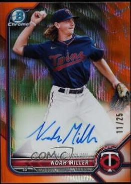 Noah Miller [Orange Wave Refractor] #CPA-NM