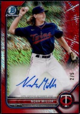 Noah Miller [Red Shimmer Refractor] #CPA-NM