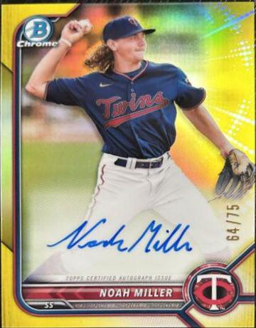 Noah Miller [Yellow Refractor] #CPA-NM
